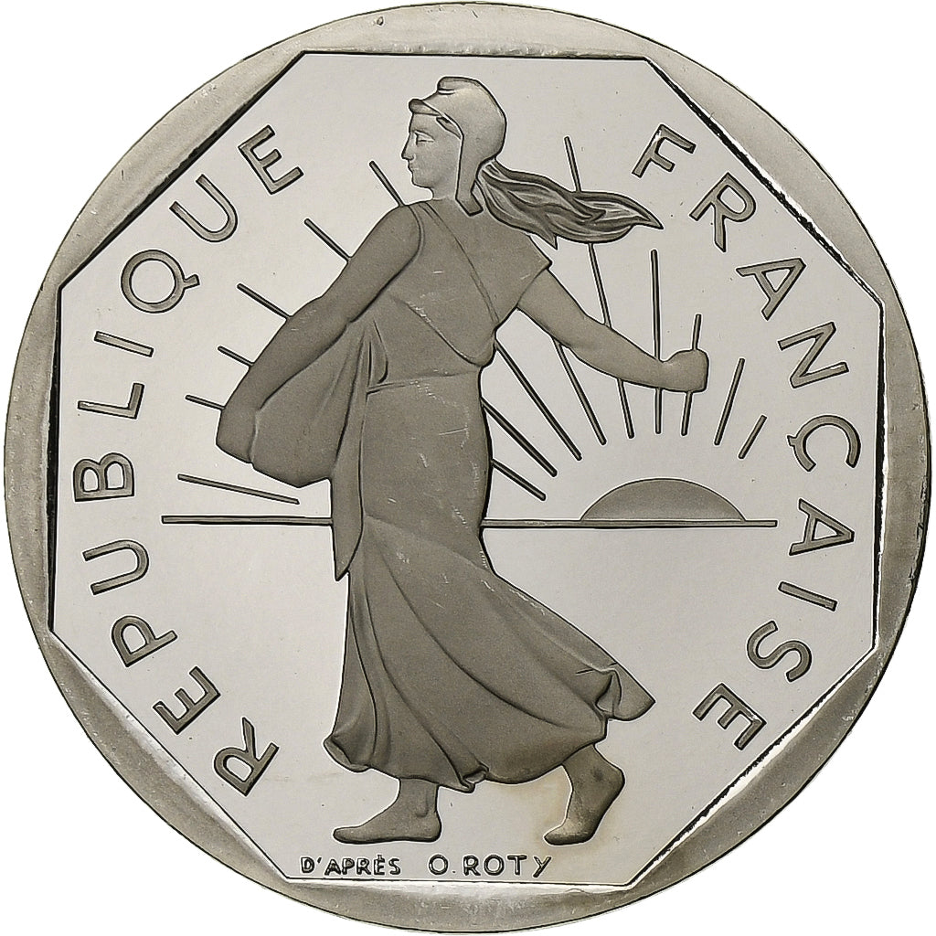 Frankreich, 2 Francs, Semeuse, 1994, Paris, PP, Nickel, STGL, Gadoury:547b