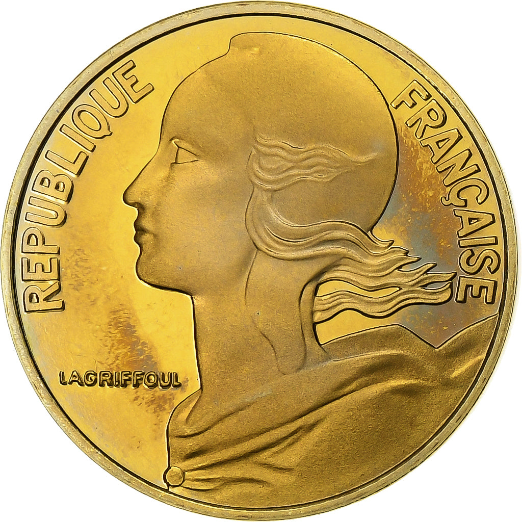 Frankrijk, 10 Centimes, Marianne, 1992, Paris, BE, Aluminum-Bronze, UNC-, KM:929