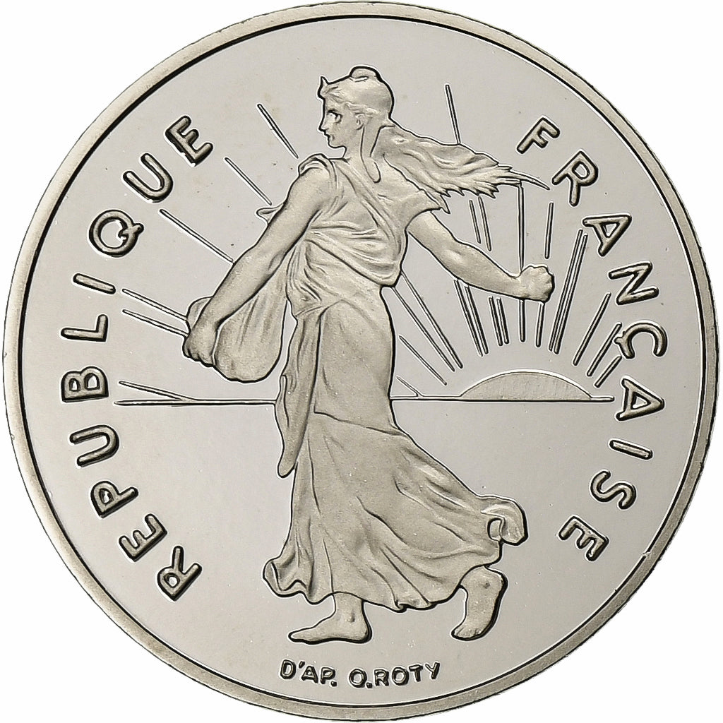 Francia, 1/2 Franc, Semeuse, 1992, Paris, FS, Nichel, FDC, Gadoury:429a