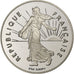 Francja, 5 Francs, Semeuse, 1992, Paris, Proof, Nikiel powlekany miedzią i