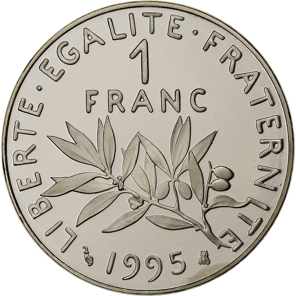 France, Franc, Semeuse, 1995, Paris, BE, Nickel, FDC, Gadoury:474b, KM:925.1