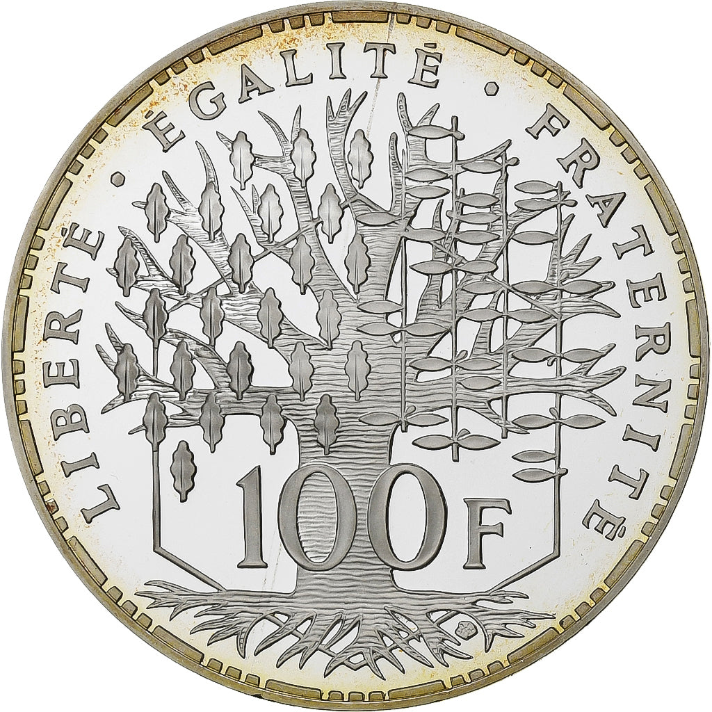France, 100 Francs, Panthéon, 1995, Paris, Proof, Silver, MS(65-70)
