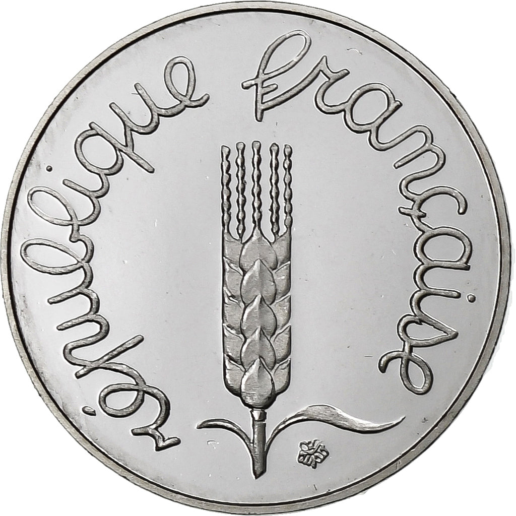Francia, Centime, Épi, 1991, Paris, Acciaio inossidabile, FDC, KM:928