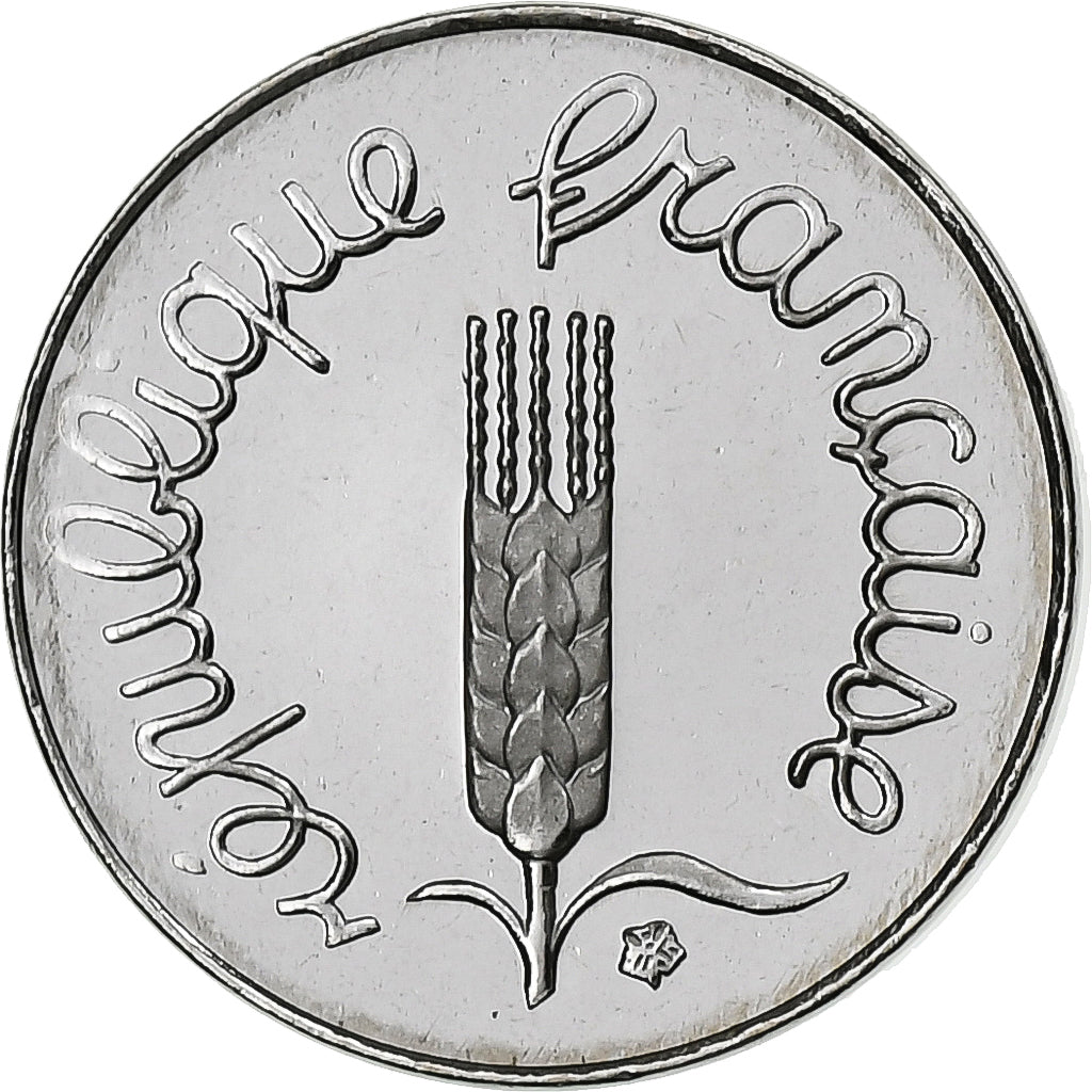 Francja, Centime, Épi, 2001, Paris, Proof, Stal nierdzewna, MS(65-70)