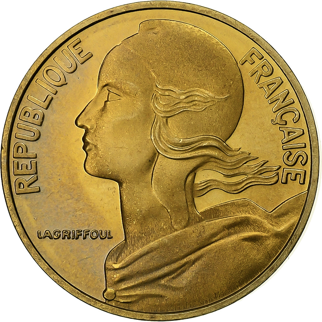 Francia, 10 Centimes, Marianne, 2001, Paris, BE, Aluminio - bronce, FDC