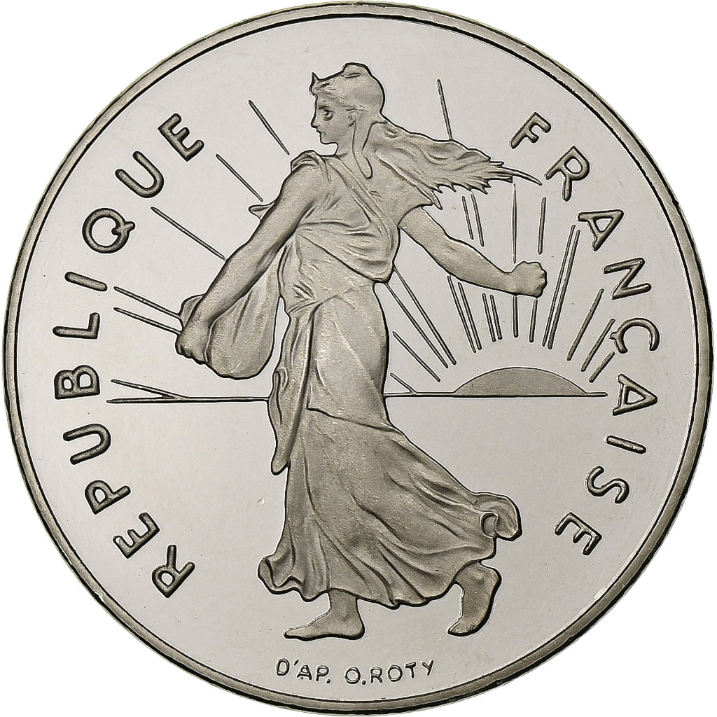 França, Franc, 2001, Paris, Proof, Níquel, MS(65-70), Gadoury:474b