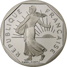Frankrijk, 2 Francs, Semeuse, 2001, Paris, Proof, Nickel, FDC, Gadoury:547b