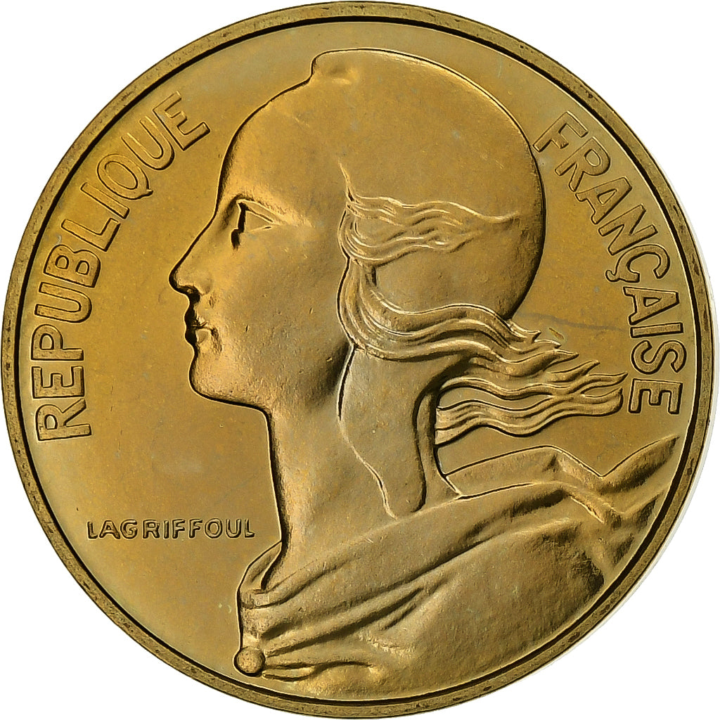 Frankrijk, 10 Centimes, Marianne, 1988, Paris, FDC, Aluminum-Bronze, FDC