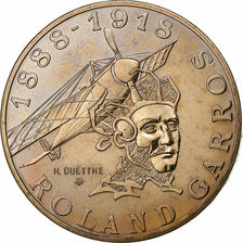 France, 10 Francs, Roland Garros, 1988, Paris, Bronze-Aluminium, FDC