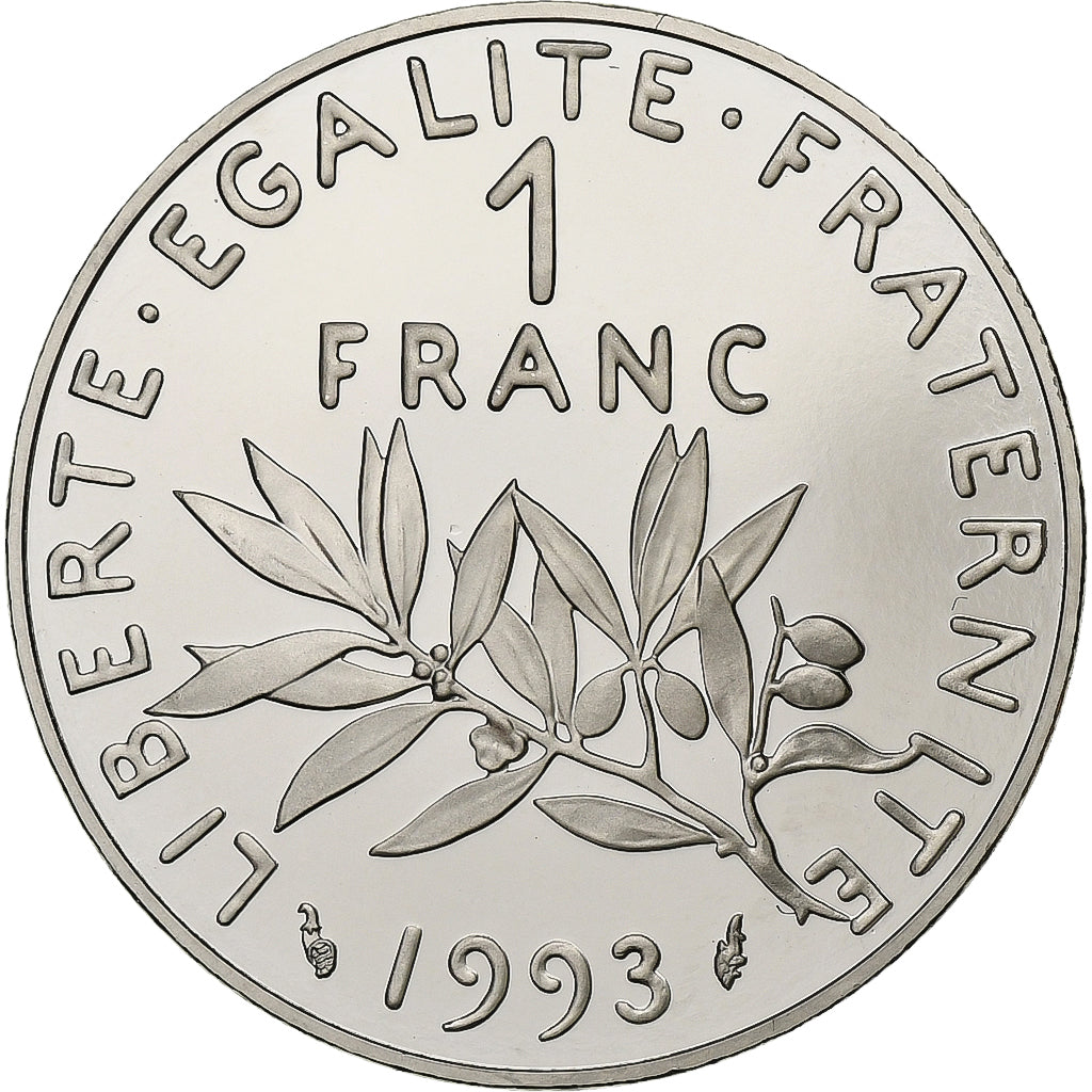 Frankrijk, Franc, Semeuse, 1993, Paris, Proof, Nickel, FDC, Gadoury:474b