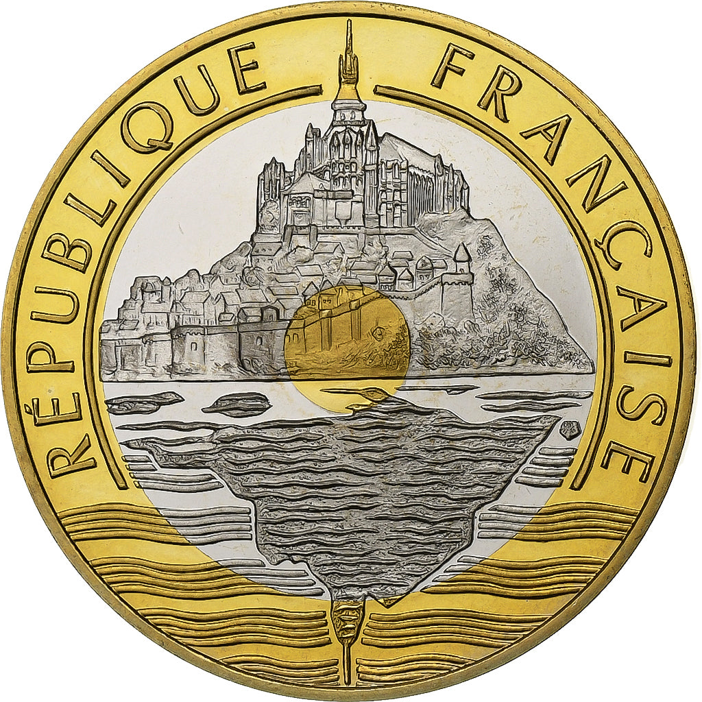 Frankreich, 20 Francs, 1993, Paris, PP, Bimetallic, STGL, Gadoury:871a