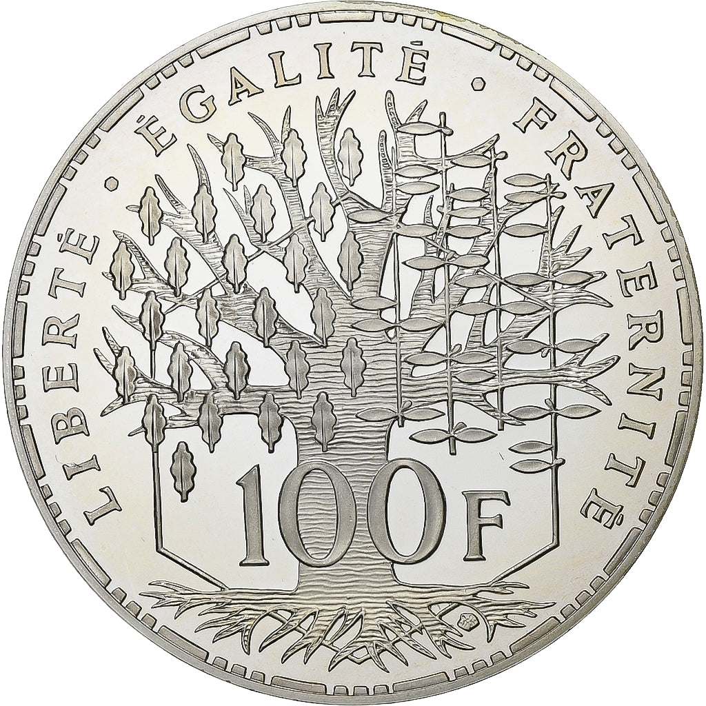 França, 100 Francs, Panthéon, 1993, Paris, BE, Prata, MS(65-70), Gadoury:898a