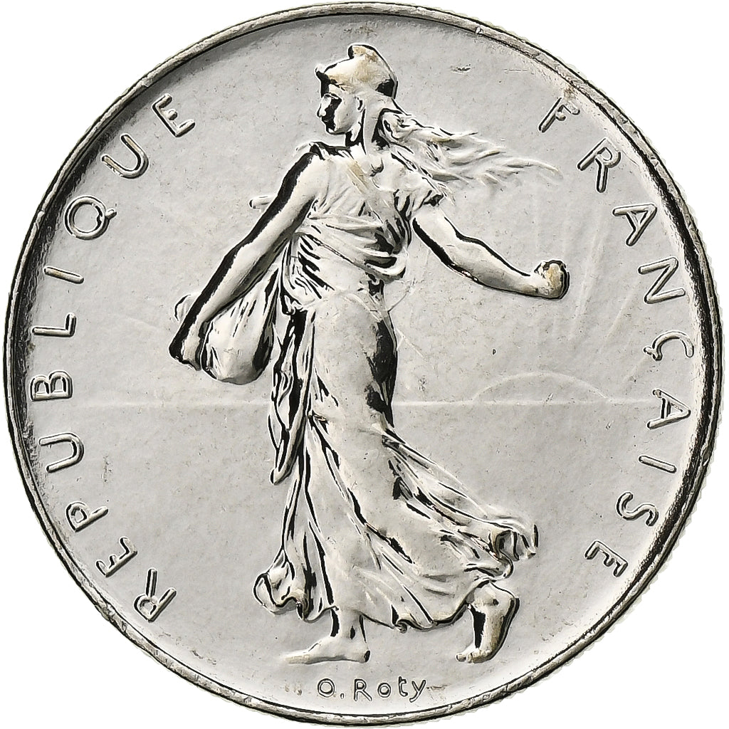 France, 1 Franc, Semeuse, 2001, Paris, Série FDC.BU, Nickel, MS(65-70)