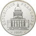 França, 100 Francs, Panthéon, 1990, MDP, série FDC, Prata, MS(65-70)