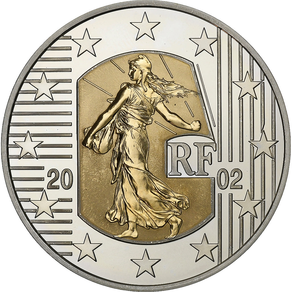 France, 5 Euro, BE, 2002, Paris, Bimétallique, FDC, KM:1347