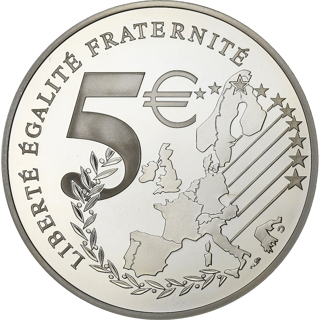 France, 5 Euro, BE, 2002, Paris, Bimétallique, FDC, KM:1347