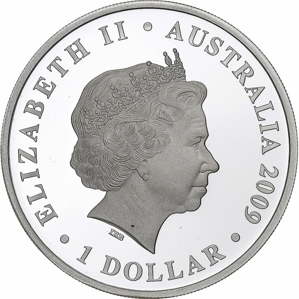 Australia, Elizabeth II, Dollar, 2009, Perth, Proof / BE, Silver, MS(65-70)