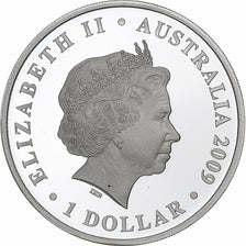 Australia, Elizabeth II, Dollar, 2009, Perth, Proof / BE, Silver, MS(65-70)