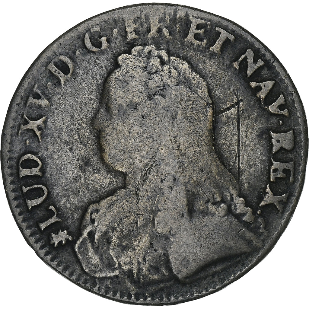 Francia, Louis XV, Ecu, 1726, Nantes, Contemporary forgery, (Senza