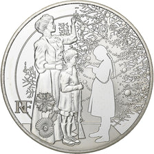 France, 10 Euro, Monnaie de Paris, Les Fraternisés de Noël, Proof, 2015