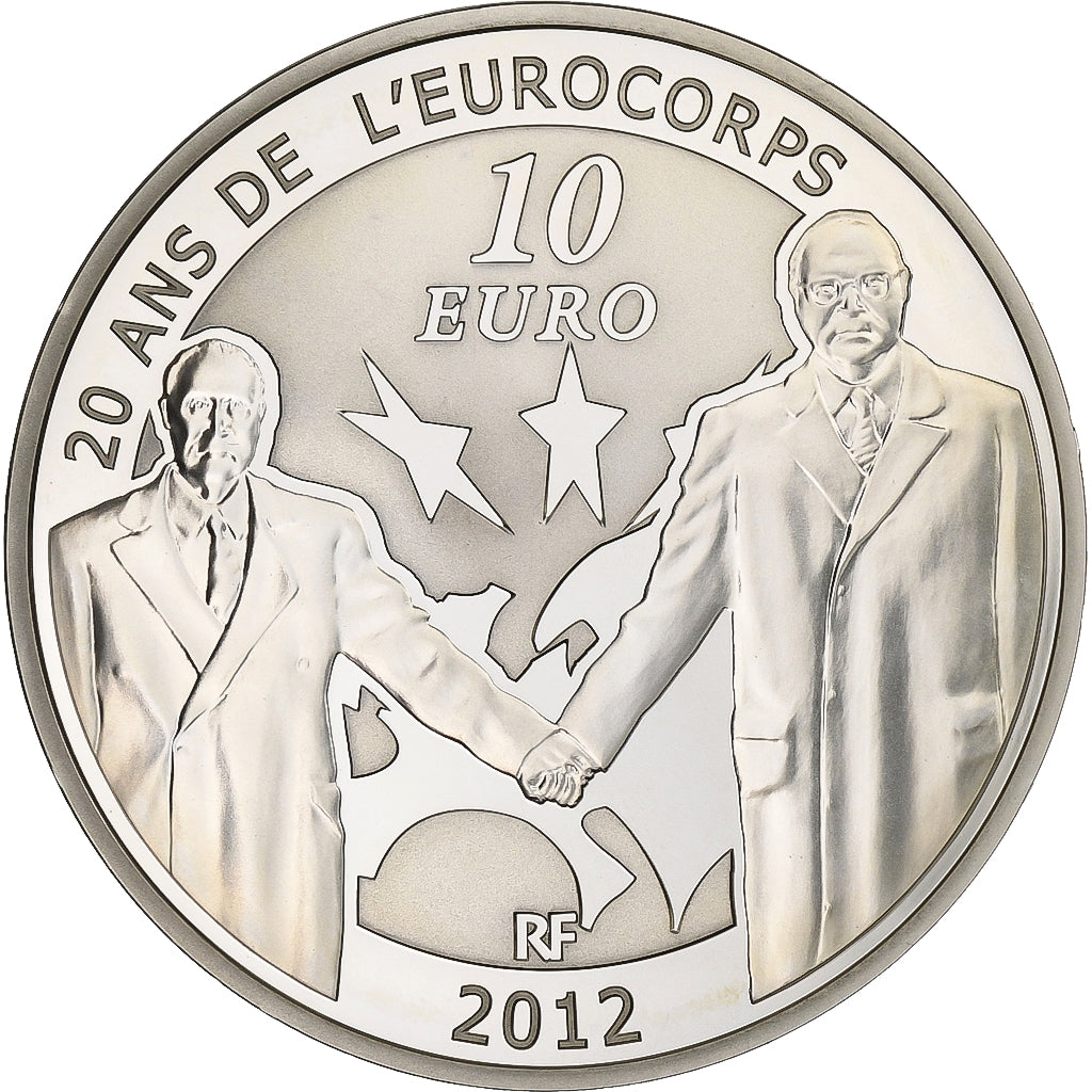 França, 10 Euro, Monnaie de Paris, Proof, 2012, Paris, Prata, MS(65-70)
