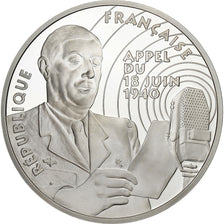 Francia, 100 Francs, Appel du 18 juin 1940, 1994, BE, Argento, FDC, Gadoury:C71
