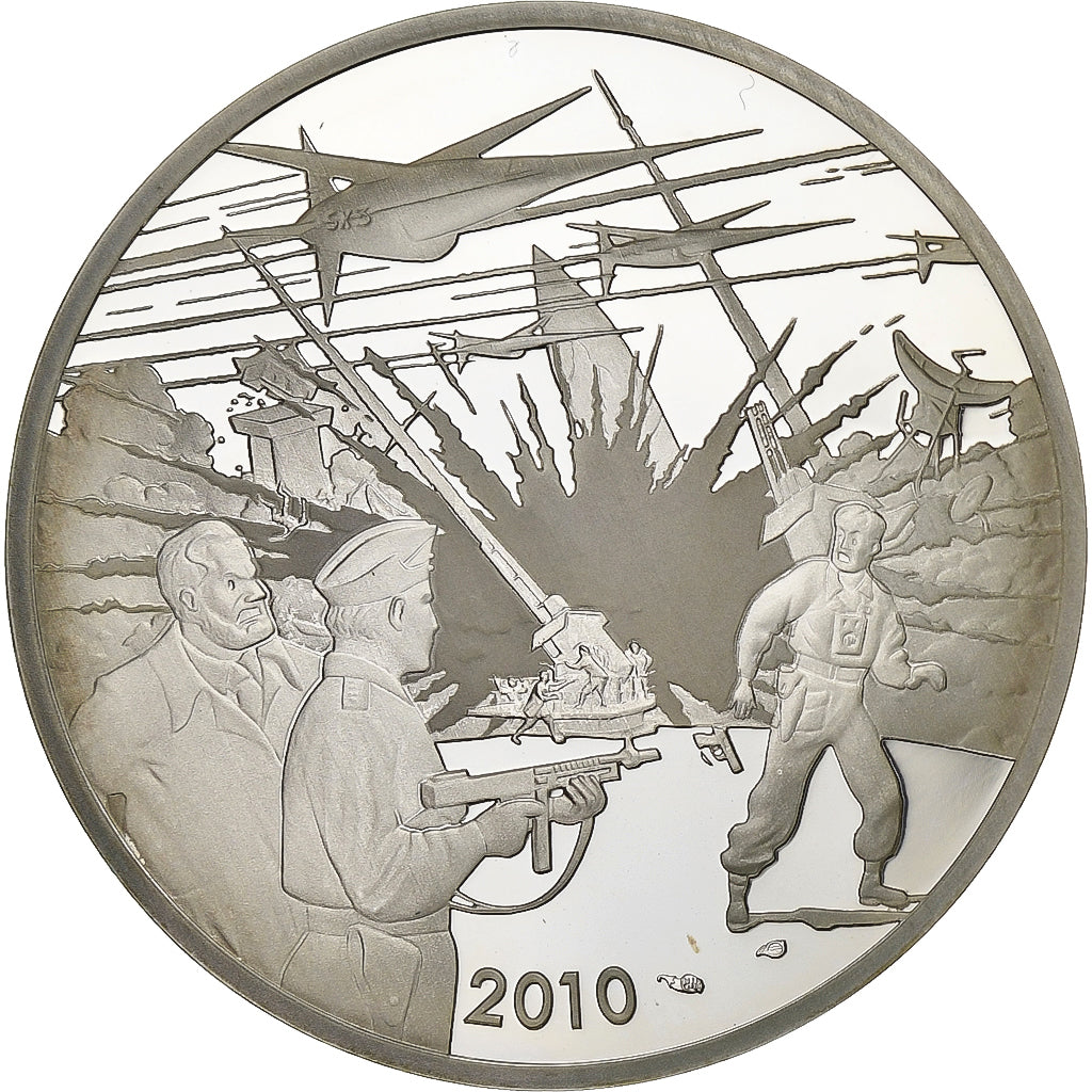 France, 10 Euro, Monnaie de Paris, Blake and Mortimer, Proof, 2010, Paris