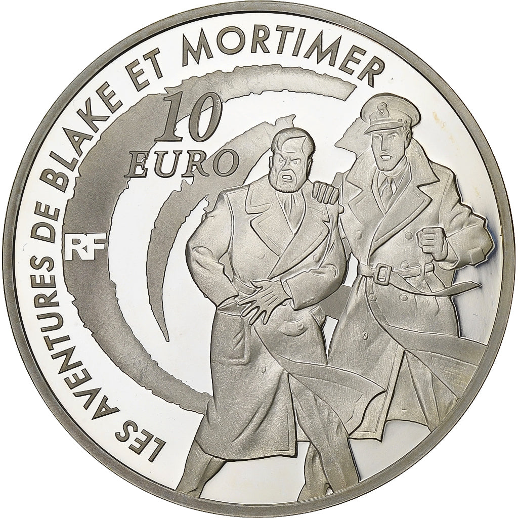 France, 10 Euro, Monnaie de Paris, Blake and Mortimer, Proof, 2010, Paris