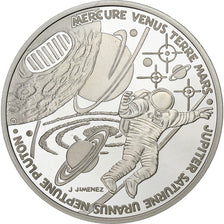 França, 10 Francs, La conquête de l''espace, 2000, Paris, BE, Prata, MS(63)