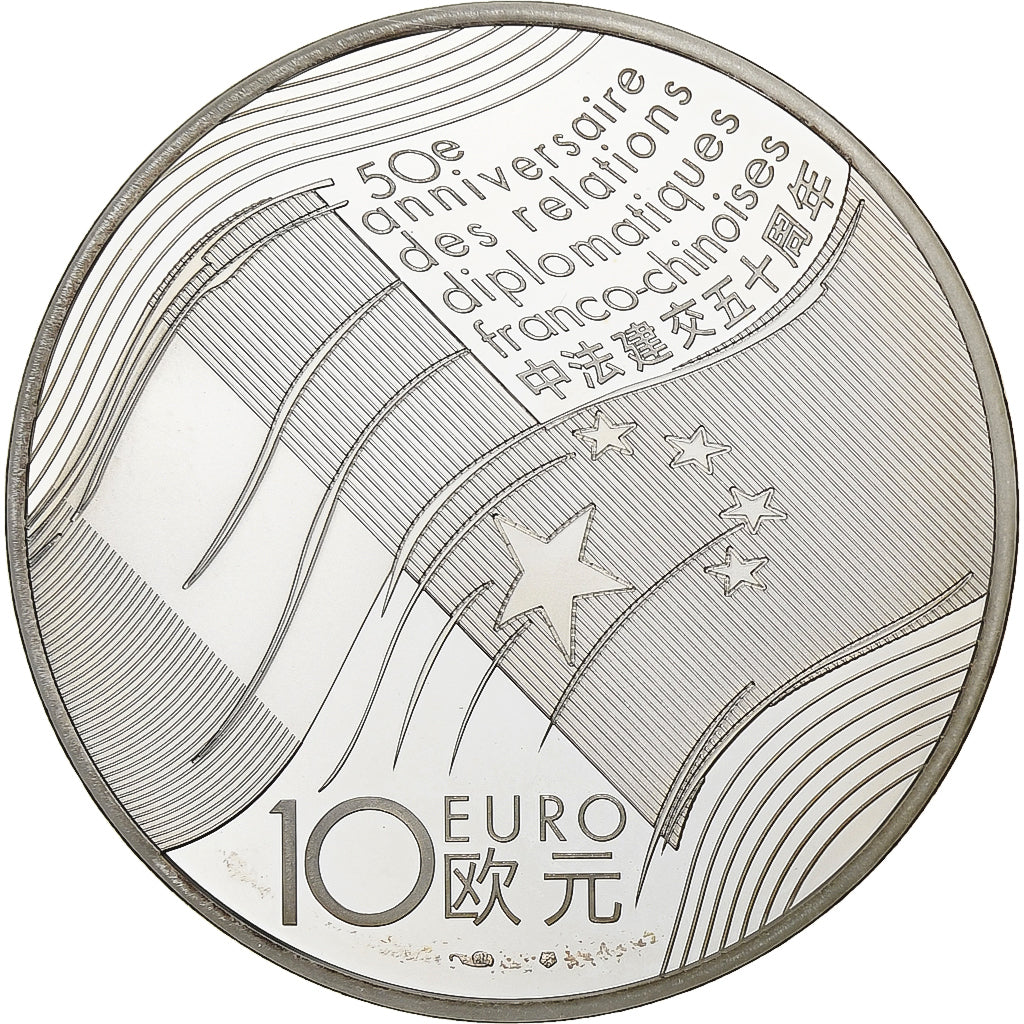 Frankrijk, 10 Euro, Parijse munten, BE, 2014, Paris, Zilver, FDC