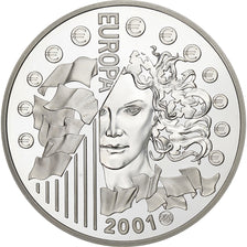 France, 6.55957 Francs, 2001, Proof, Silver, MS(65-70), KM:1265.2