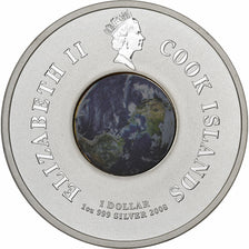 Cook Islands, 1 Dollar, First man in space - Yuri Gagarin, 2008, Silver