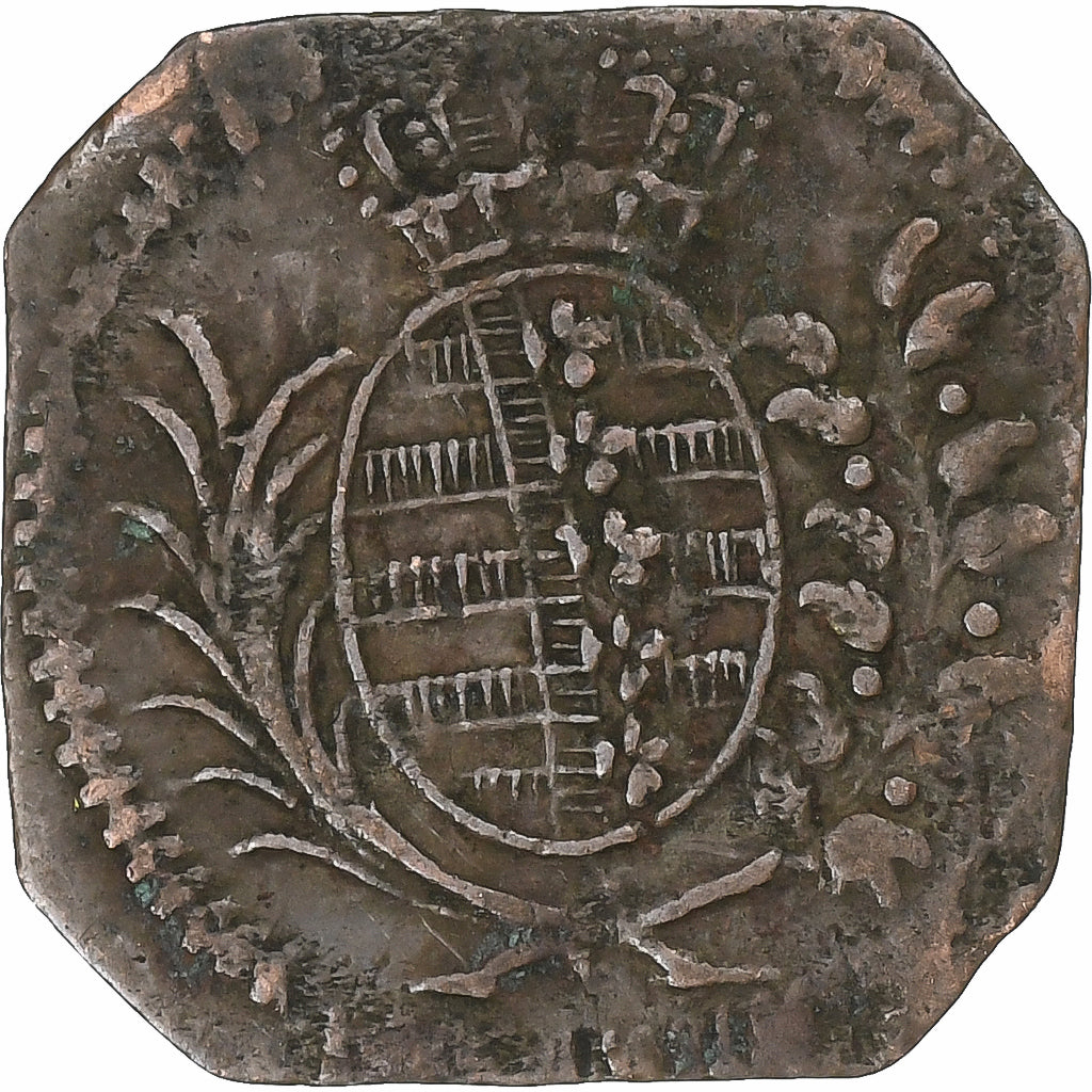 German States, SAXE-HILDBURGHAUSEN, Heller, 1788, Copper, VF(30-35)