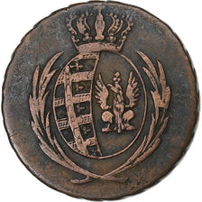 Polonia, Friedrich August I, 3 Grosze, 1811, Warsaw, Rame, MB+, KM:82