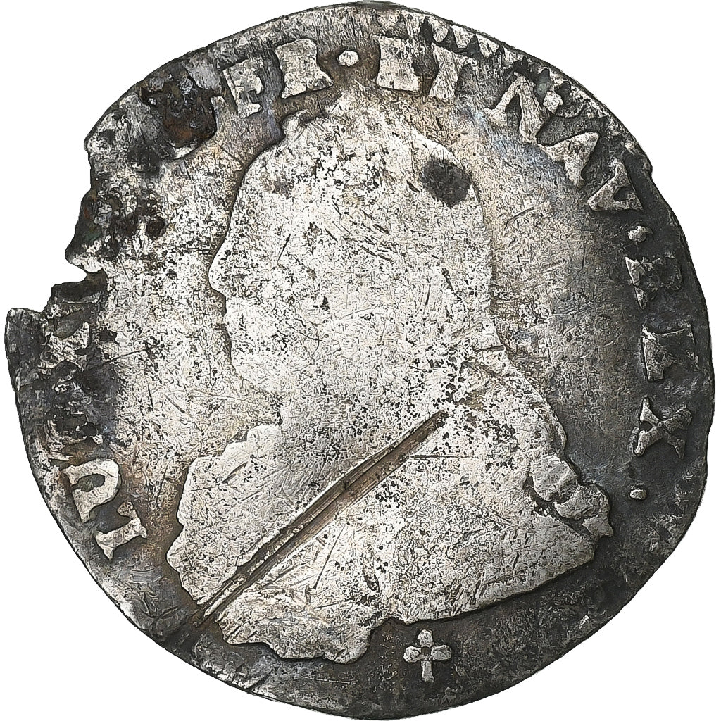 Frankreich, Louis XV, 1/10 Écu aux branches d'olivier, 1728, Troyes, Silber