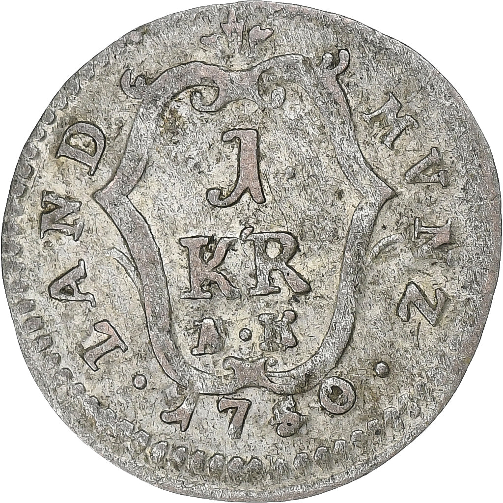 Deutsch Staaten, PFALZ-ELECTORAL PFALZ, Karl Theodor, Kreuzer, 1750, Mannheim