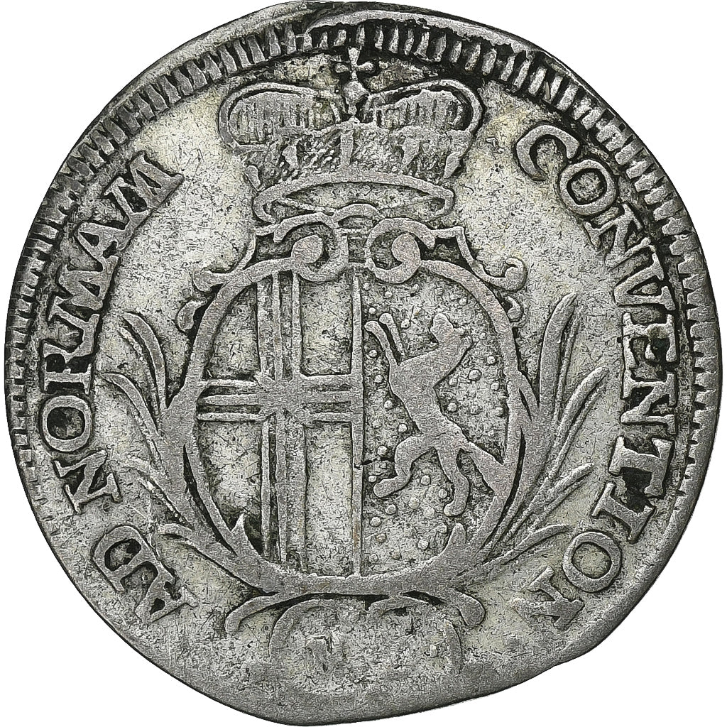 Landy niemieckie, FULDA, Heinrich VIII, 5 Kreuzer, 1763, Bilon, VF(30-35)