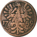 German States, AACHEN, 12 Heller, 1759, Copper, EF(40-45), KM:51
