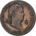 Spagna, Ferdinand VII, 4 maravedis, 1833, Segovia, Rame, MB+, KM:489.2