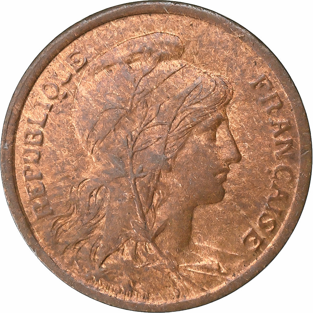 France, 1 Centime, 1911, Bronze, AU(55-58), Gadoury:90