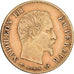 Frankrijk, Napoleon III, 5 Francs, 1860, Paris, Goud, ZF, KM:787.1