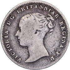 Great Britain, Victoria, 4 Pence, Groat, 1838, Silver, VF(20-25), KM:731.1