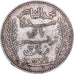 Tunisië, Muhammad al-Nasir Bey, 2 Francs, 1911, Paris, Zilver, ZF, KM:239