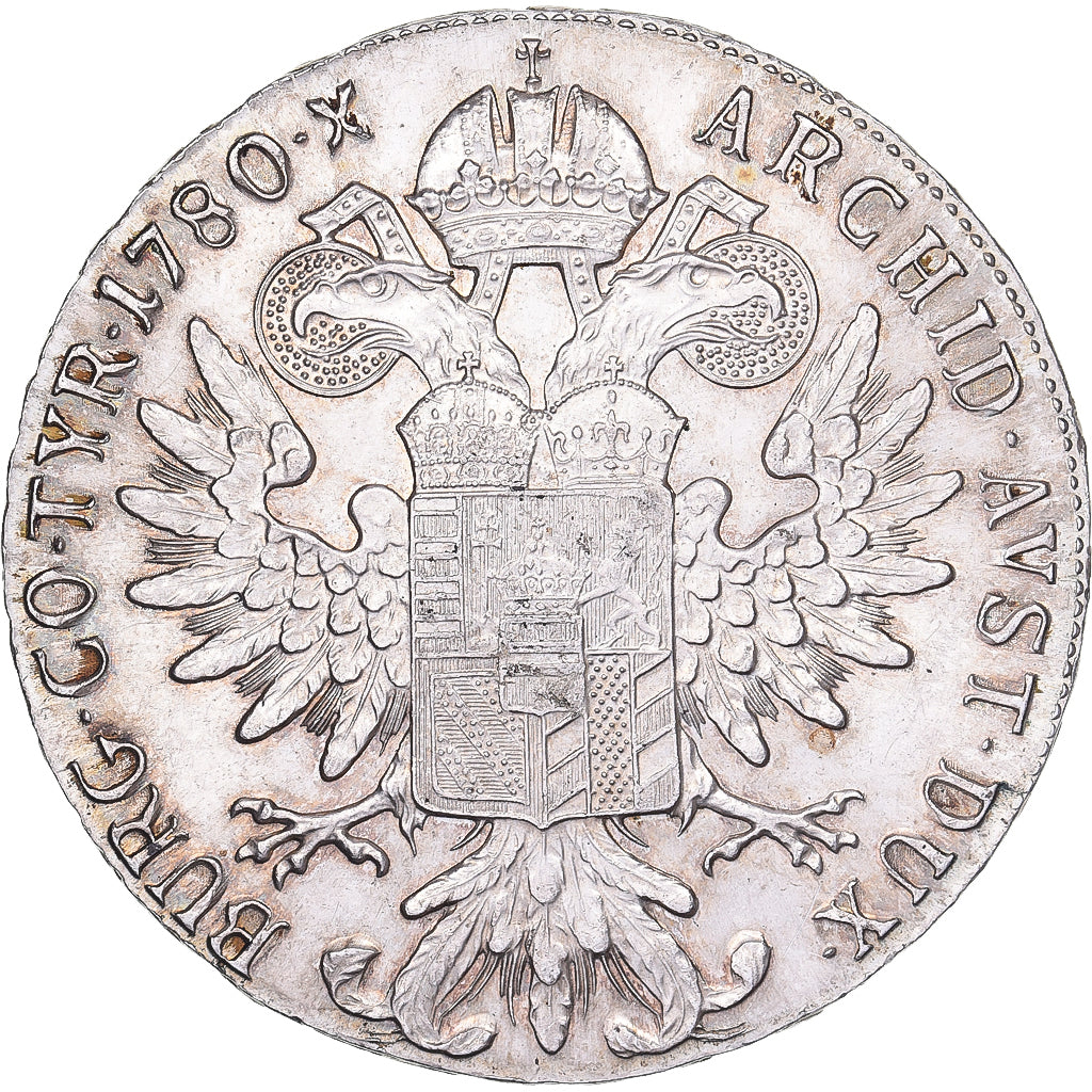 Austria, Maria Theresa, Thaler, 1780, Restrike, Silver, AU(55-58)
