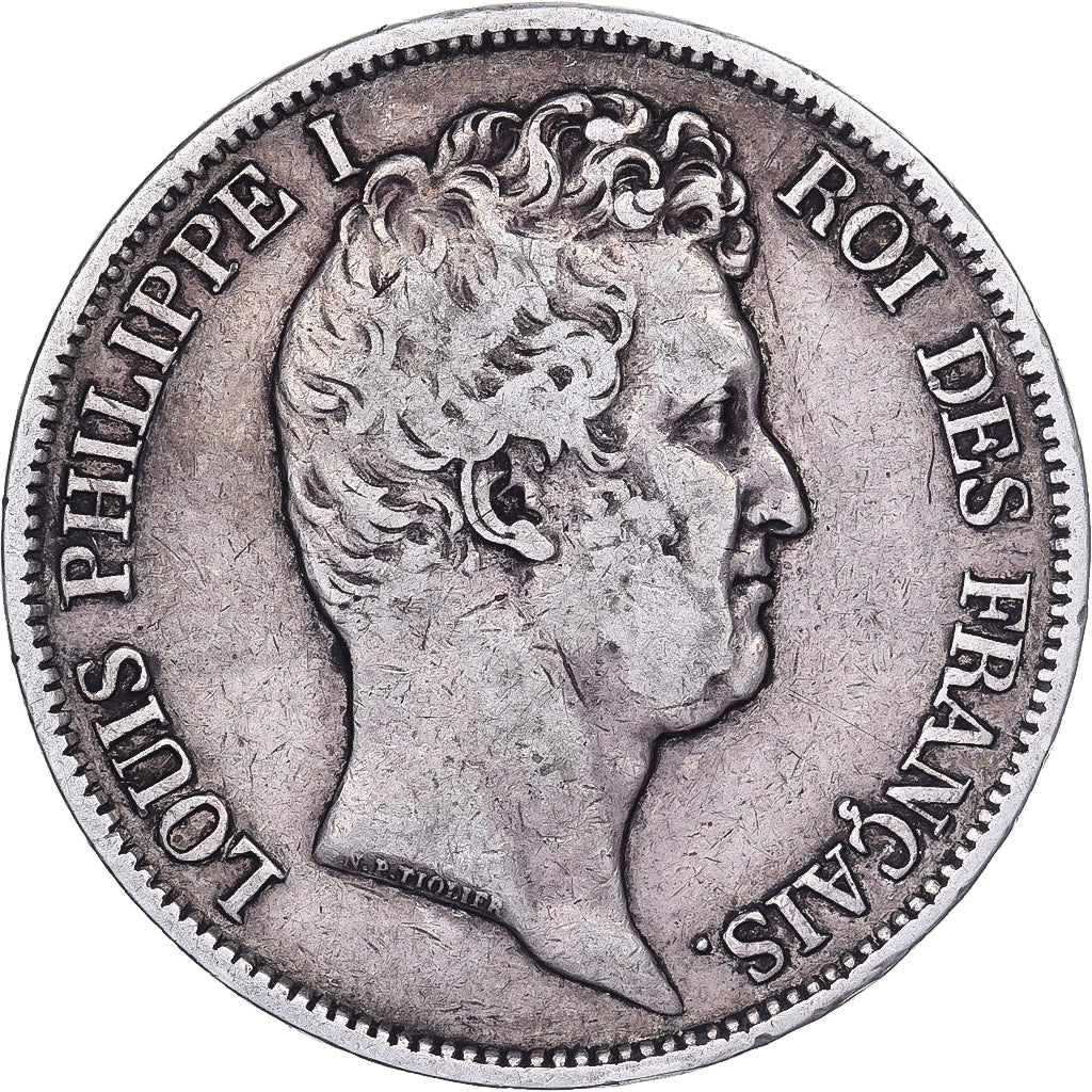 Frankrijk, Louis-Philippe, 5 Francs, 1831, Lille, Zilver, ZF, Gadoury:676