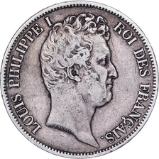 Frankrijk, Louis-Philippe, 5 Francs, 1831, Lille, Zilver, ZF, Gadoury:676