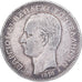 Grecja, George I, 5 Drachmai, 1876, Paris, Srebro, VF(30-35), KM:46