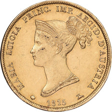 États italiens, PARMA, Marie-Louise, 40 Lire, 1815, Parme, Or, TTB+, KM:32