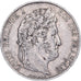 França, 5 Francs, Louis-Philippe, 1844, Lille, Prata, VF(30-35), KM:749.13