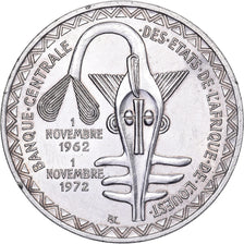 West African States, 500 Francs, 1972, Silver, AU(50-53), KM:7